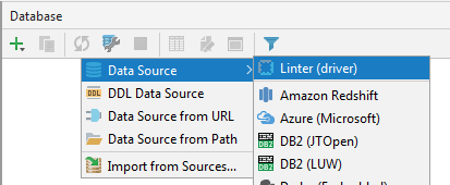Выбор подключения к ЛИНТЕР-серверу