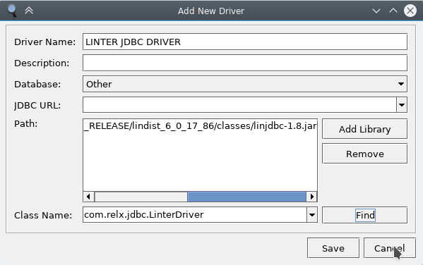 Добавление нового драйвера