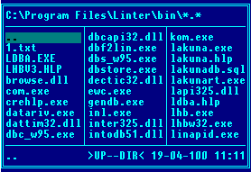 Окно выбора файла BLOB-данных