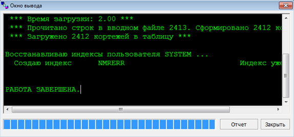 Протокол восстановления БД